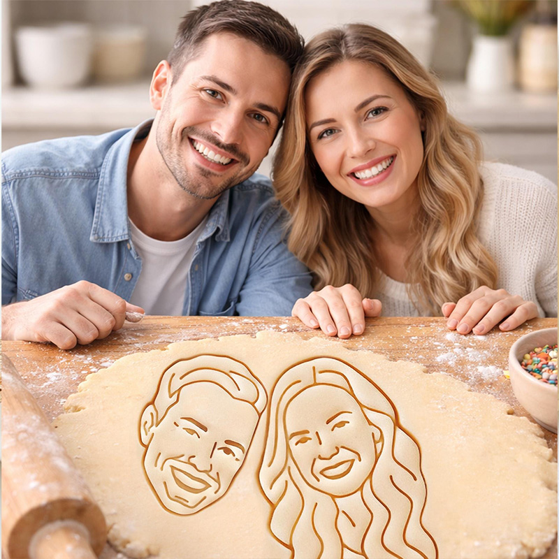 Personalized Face Photo Cookie Cutter Funny Cookie Gift Wedding Gift Custom Face Photo Gift Face Cookie Cutter Valentine's Day Gift 