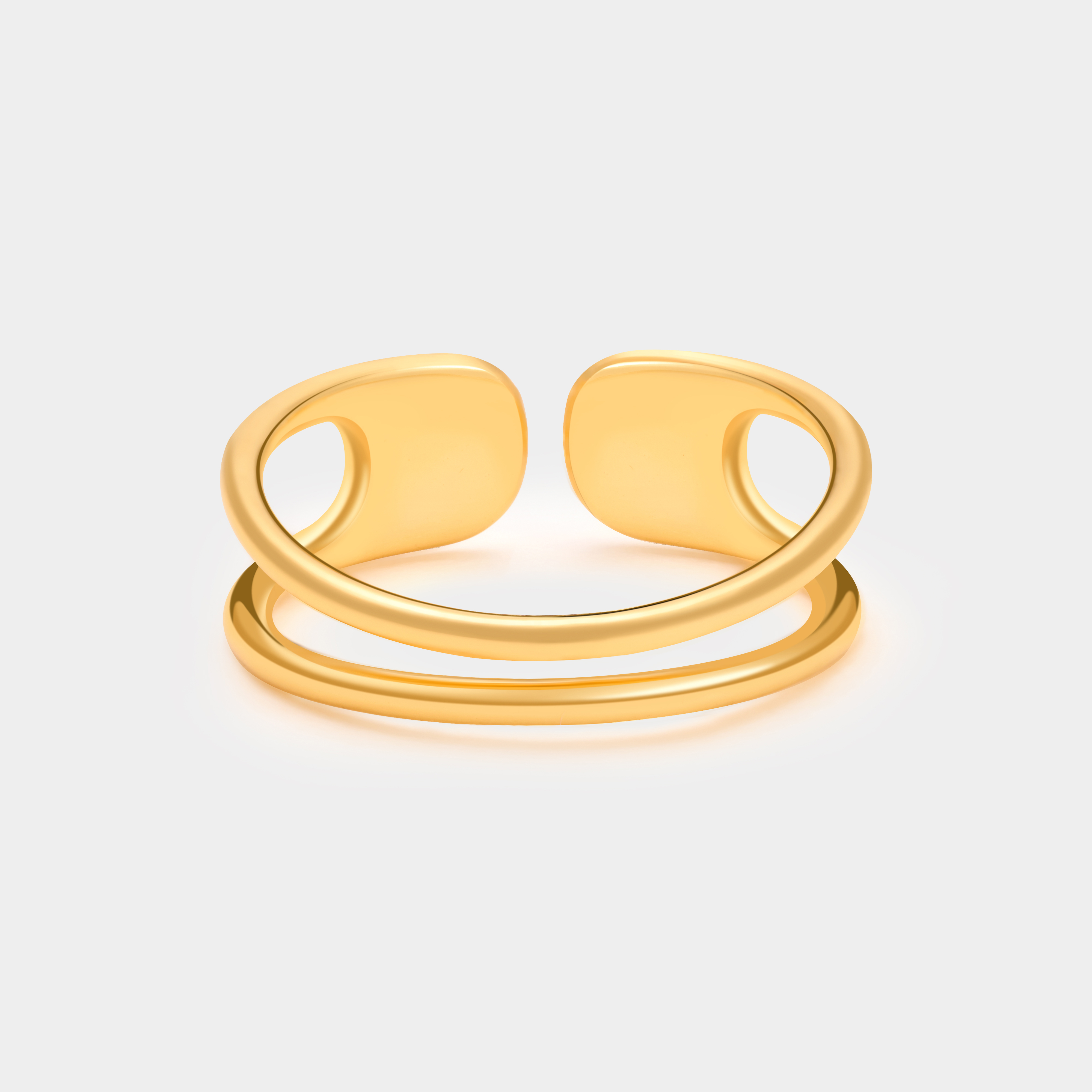 Personalized Couple's Open Love Initial Ring with Heart Design Personalized Romantic Jewelry for Lovers 925 Sterling Silver