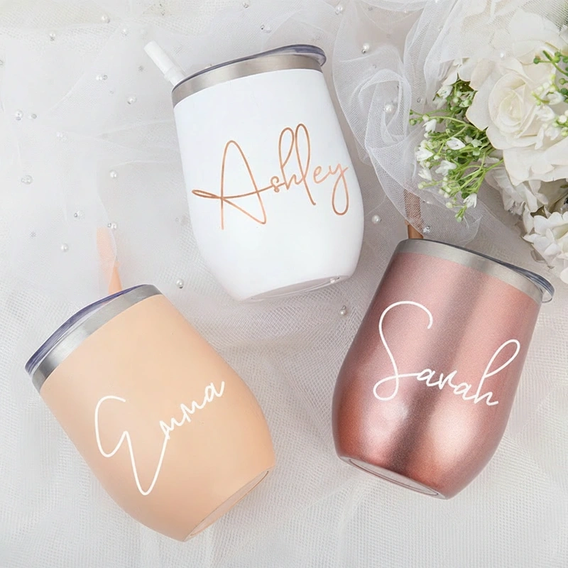 Personalized Stainless Wine Tumbler With Name Party Favors For Her