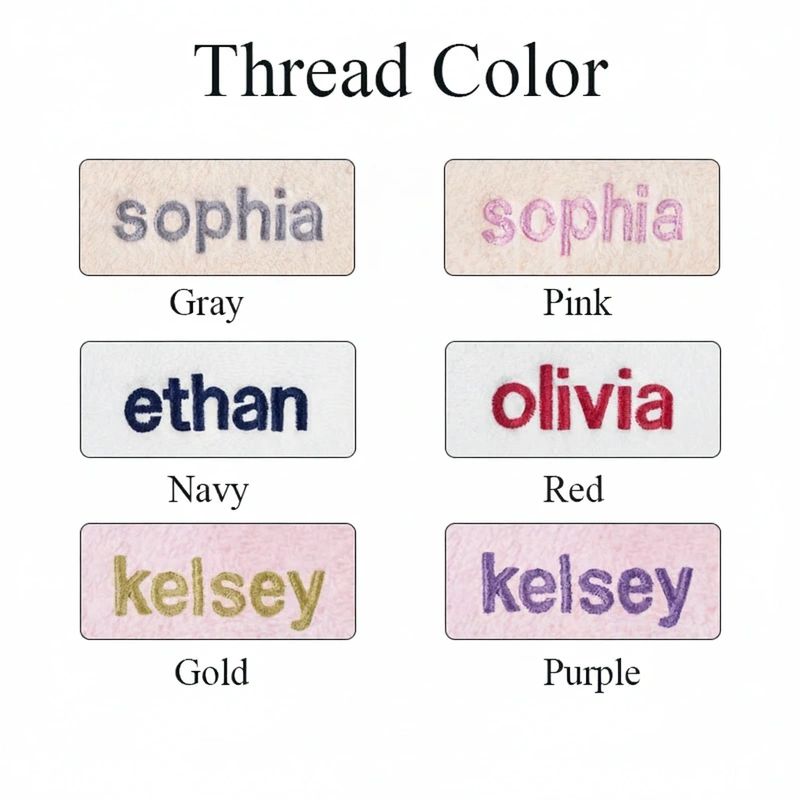 Personalized Embroidered Baby Bathrobe Baby Plush Robe with Name New Baby Gift Toddler Robe