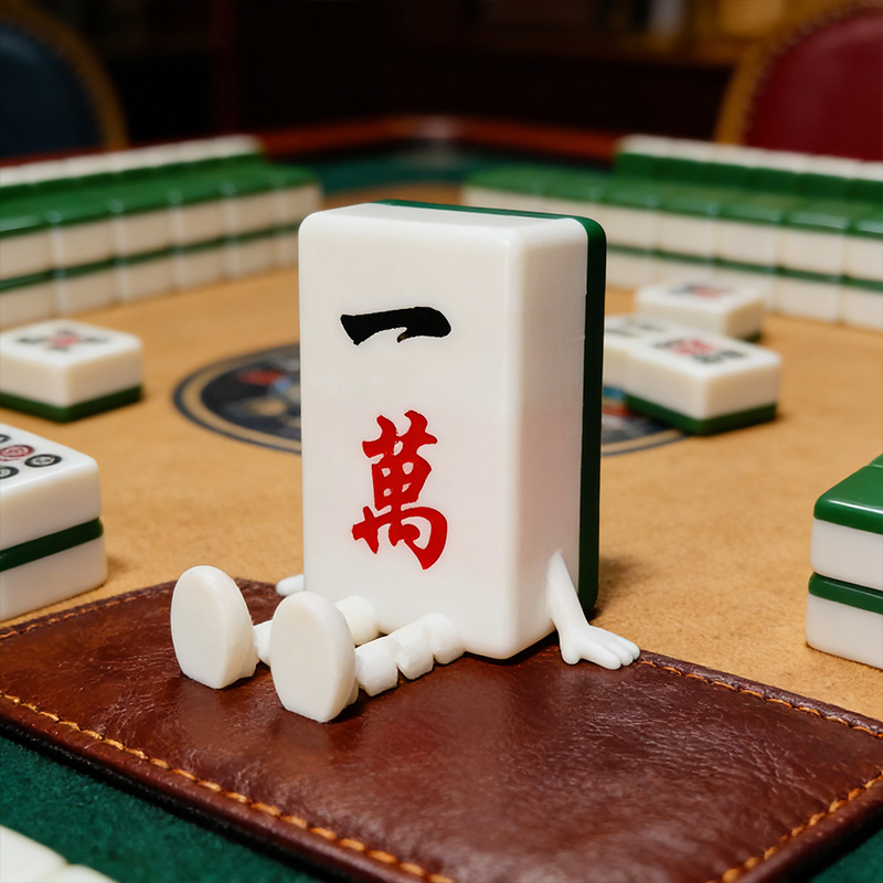 Personalized Mahjong Decor with Dangling Legs Gifts for Mahjong Enthusiasts