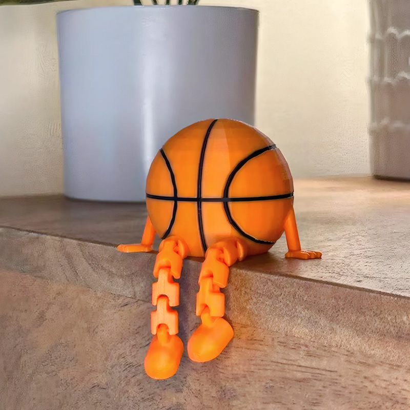 Personalized Basketball Football Volleyball Sports Ball Themed Figurines Creative 3D Printed Decorations