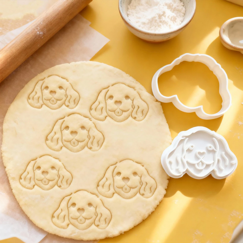 Personalized Pet Face Cookie Cutter from Photo Baking Mold for Dog and Cat Lovers