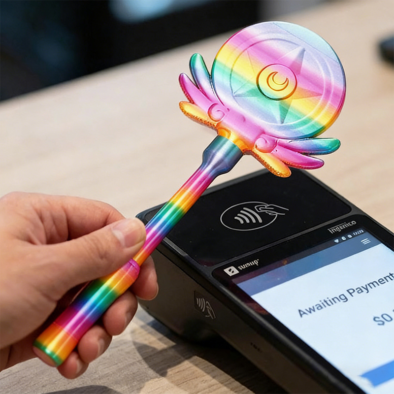 Moon Wand Pay Wand – Adjustable Credit Card Holder for Payments