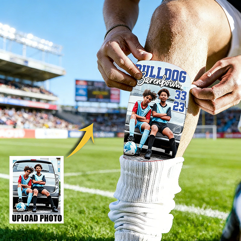 Personalized Shin Guards Custom Name and Photo Gifts for Soccer Lovers