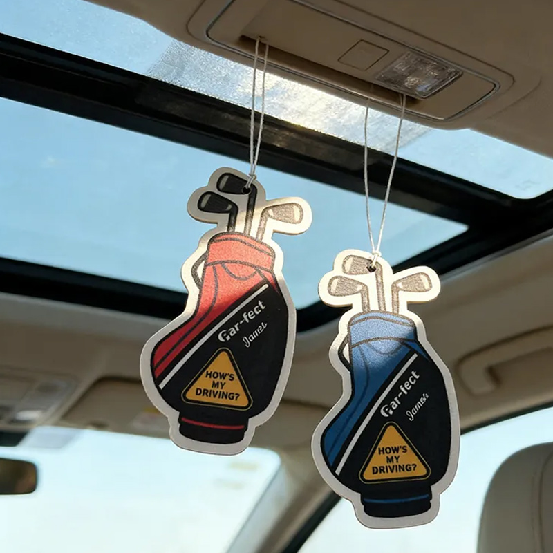 Personalized Golf Air Freshener Novelty Gift for Golfers Car Scent Gift for Golf Lovers