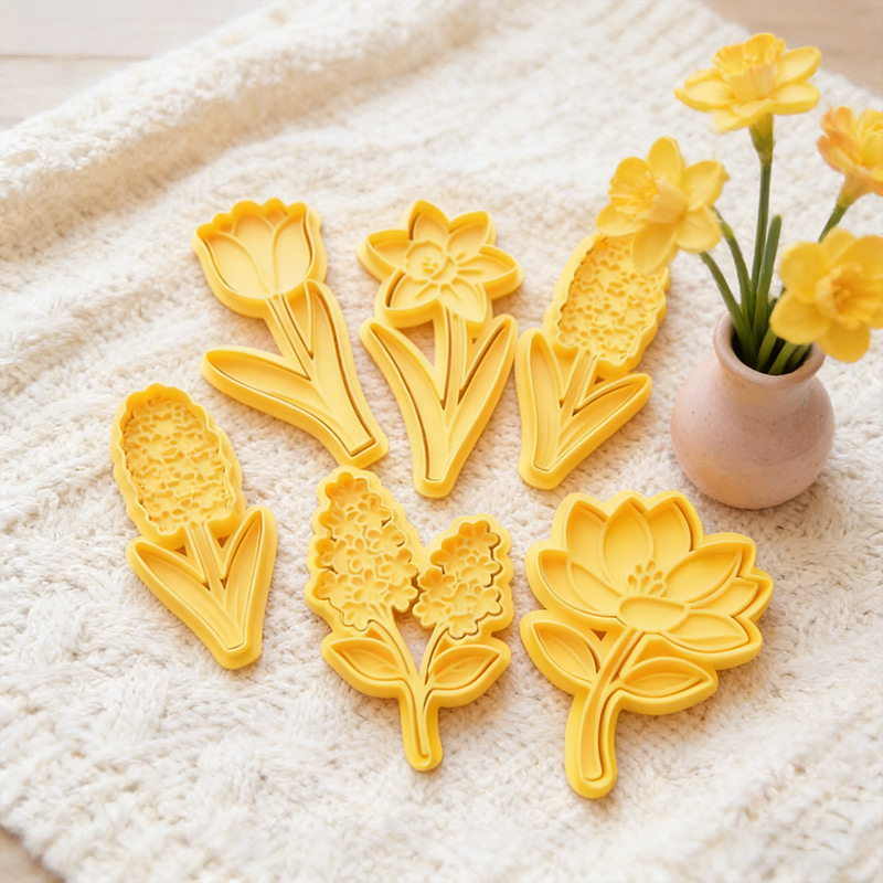 Personalized Spring Flower Cookie Cutter Spring Baking Tools Gift Flower Lovers