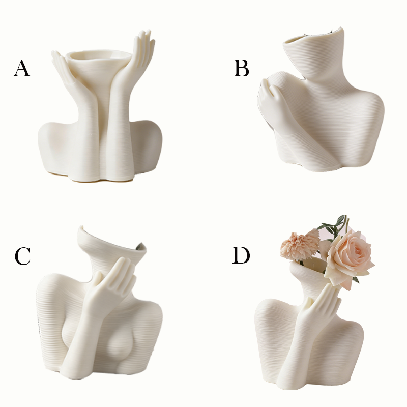 Personalized Nordic Woman Body Vase 3D Printed Elegant and Noble Home Decor Gift for Her