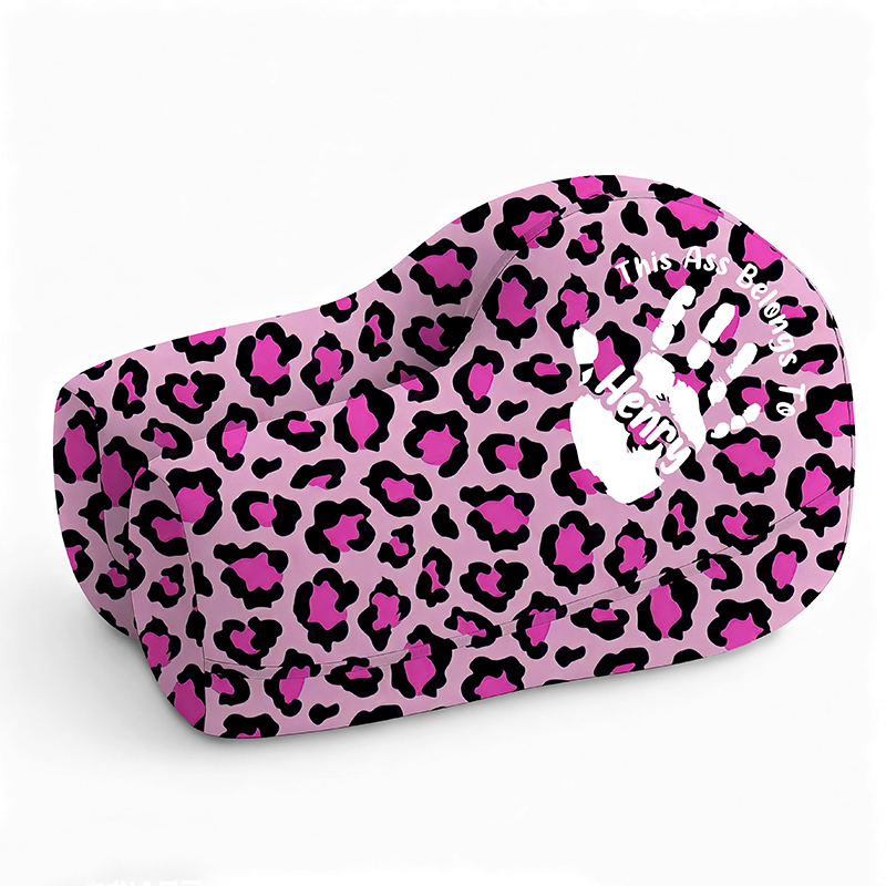 Personalized Butt Shaped Pillow Comfort Throw Pillow Custom Funny Cushion with Name Relieve Pressure Gift for Couples Boyfriend Girlfriend or Anniversary Decor