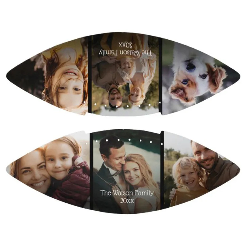 Personalized American Football with Custom Family Photo for A Unique Way to Preserve Memories