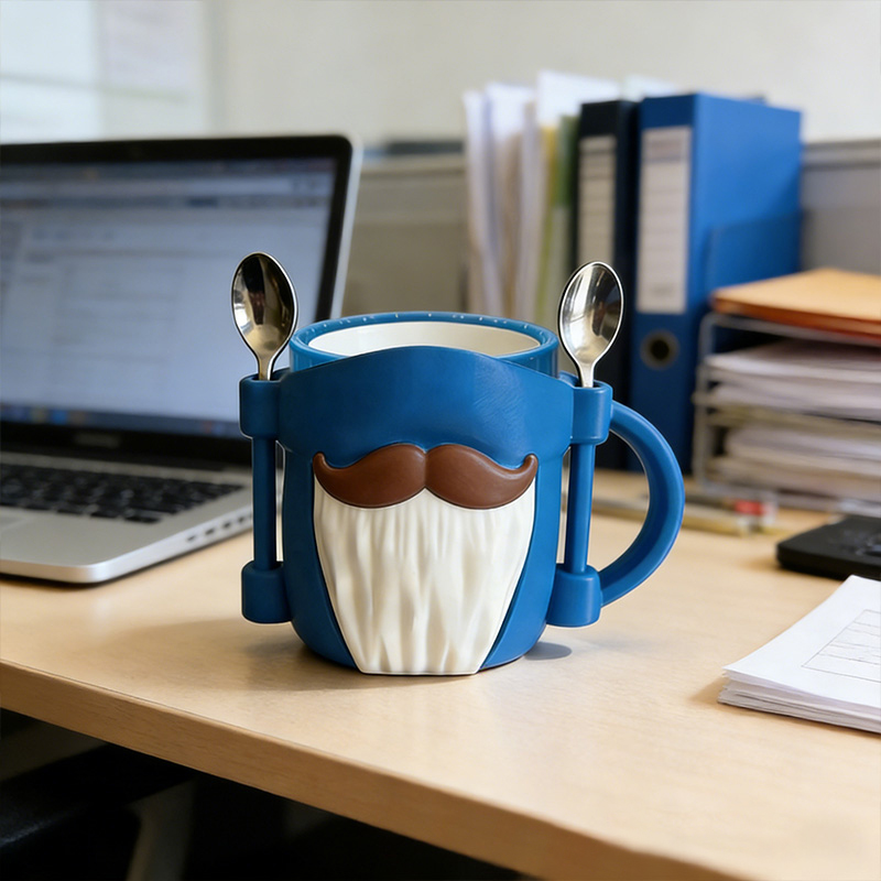 Personalized Hanukkah Gnome Ice Cream Cozy Pint Holder 3D Printed with Spoon Slots Religious Gift Happy Hanukkah Gift for Ice Cream Lover