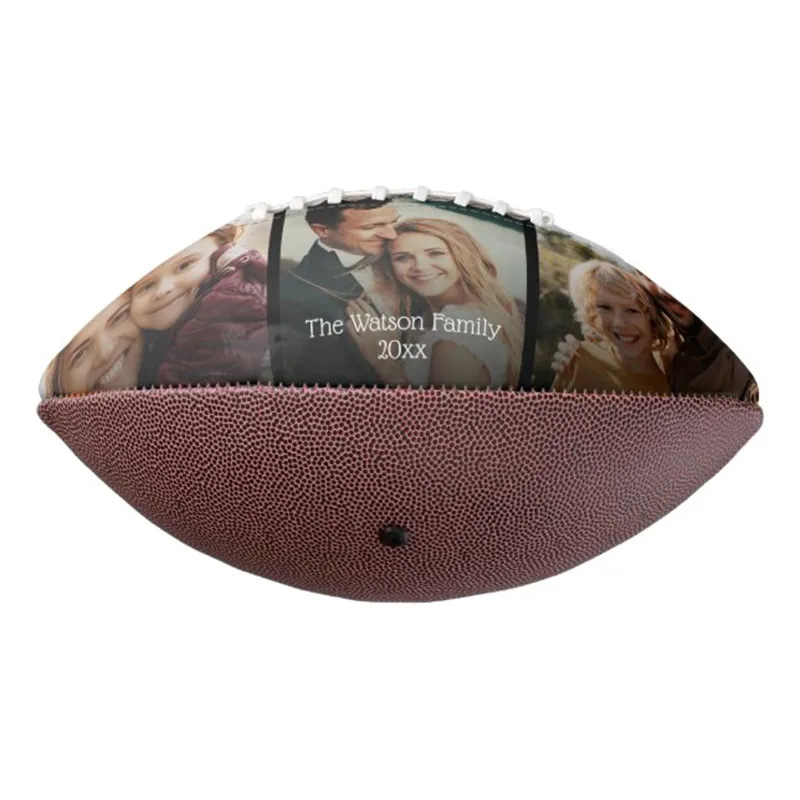 Personalized American Football with Custom Family Photo for A Unique Way to Preserve Memories