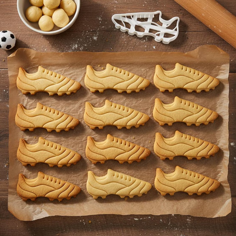 Personalized Sportball Soccer Shoe Cookie Cutter Sports Shape for Sport Lovers