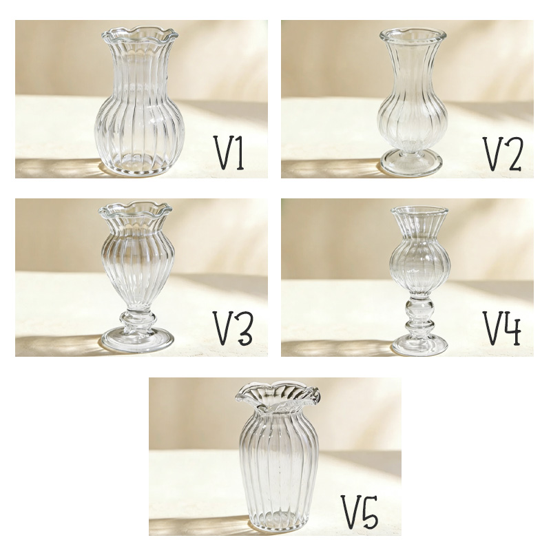 Mini Glass Birth Flowers Vase