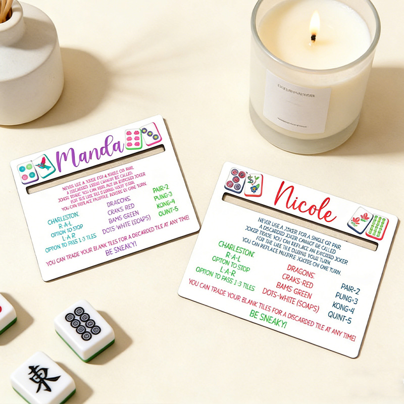 Mahjong Line Reader Mahjong Accessories Personalized Mahjong Gifts Mahjong Line Finder Mahjong Lover Gift Mahjong Gift Mahjong