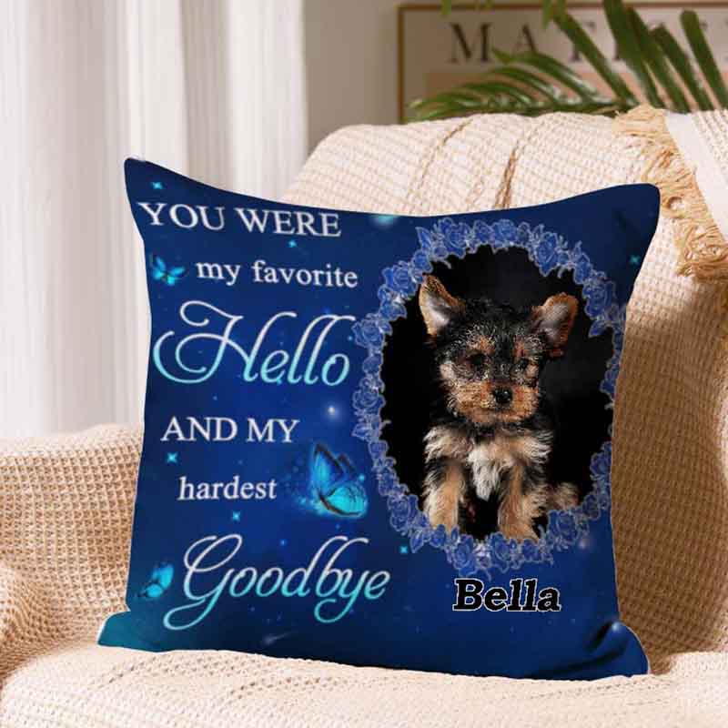Personalized Dog Lover a Big Piece of My Heart Throw Pillows
