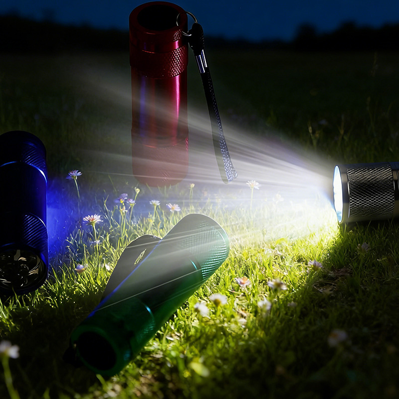 Personalized Mini LED Flashlight Custom Engraved Keychain Flashlight Wrist Strap Light Camping Gift for kids Him Dad Men 
