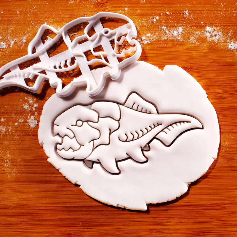Personalized Ocean Fish Design for Beach Baking Aquarium Cookies 3D Printed Baking Tool Under the Sea Parties Craft Stamp for Fishing Lover