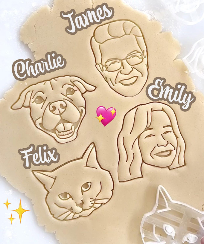 Personalized Face Photo Cookie Cutter Funny Cookie Gift Wedding Gift Custom Face Photo Gift Face Cookie Cutter Valentine's Day Gift 