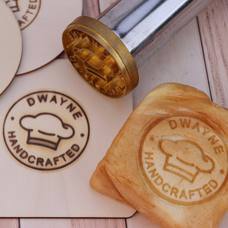 Personalized Brass Branding Iron for Bread Custom Bread Stamp with Name Burger Branding Iron Food Branding Iron Baking Lover Birthday Gift