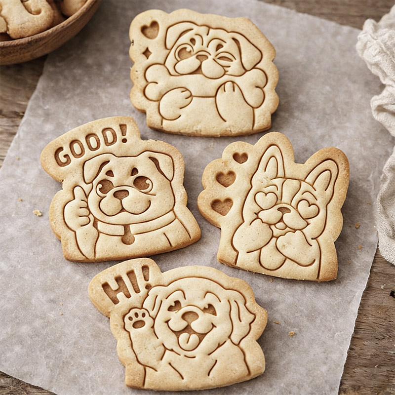 Personalized Bulldog Pit bull Cookie Cutter Funny Dog Stamp Gift for Baking Lovers