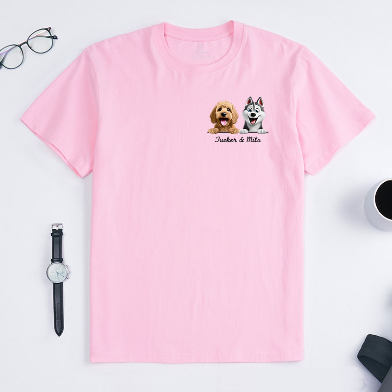 Personalized Dog Lover Dog Name T-Shirt