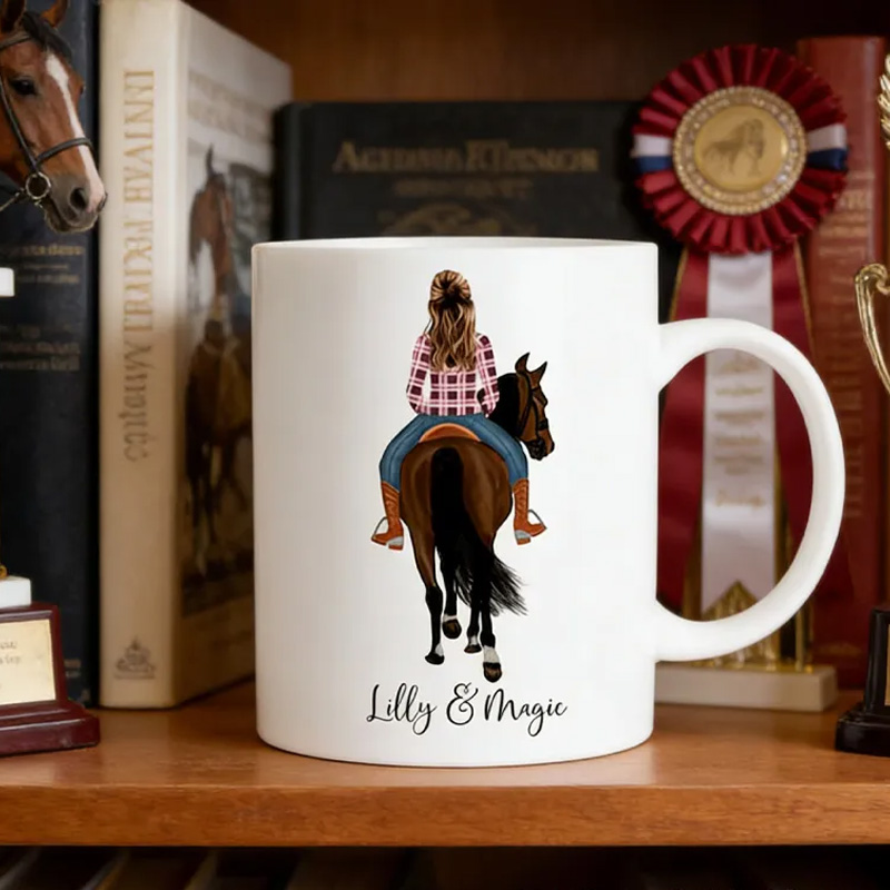 Personalized Horse Owner Mug Horse Riding Gift for Riding Lovers