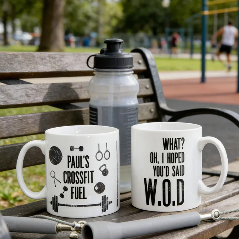 Personalized Crossfit Mug What I Hoped Youd Said WOD Fun Workout Gym Mug Fathers Day Gift for Gym Lovers