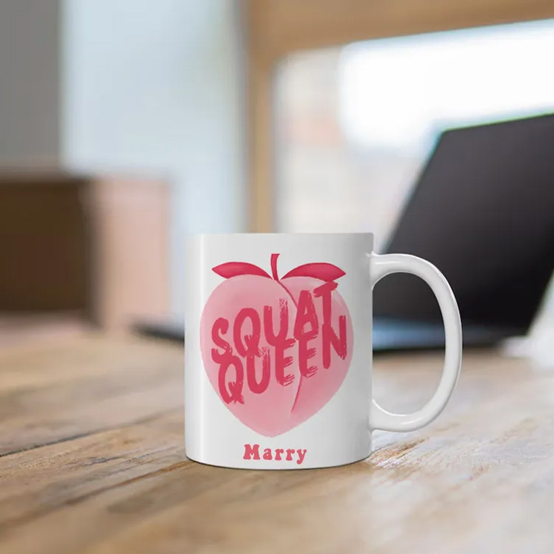 Personalized Gym Motivation Mug Quirky Gift Mug for Gym Lovers