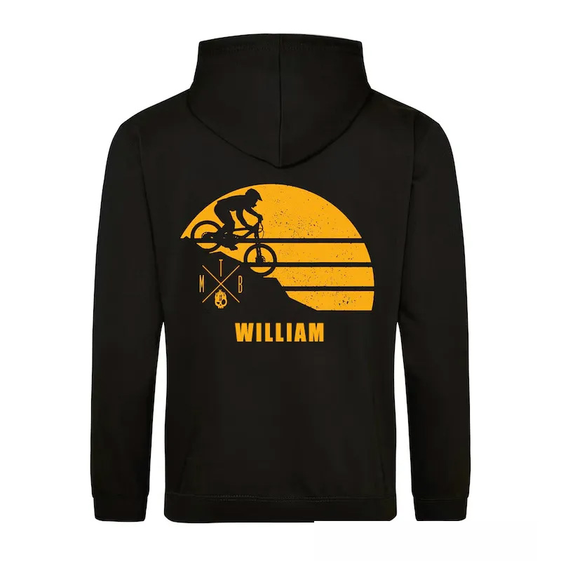 Personalized Cycling Classic Hoodies Mountain Bike BMX Bike Hoodie Design Young Reckless for Bicycle Riding Lovers