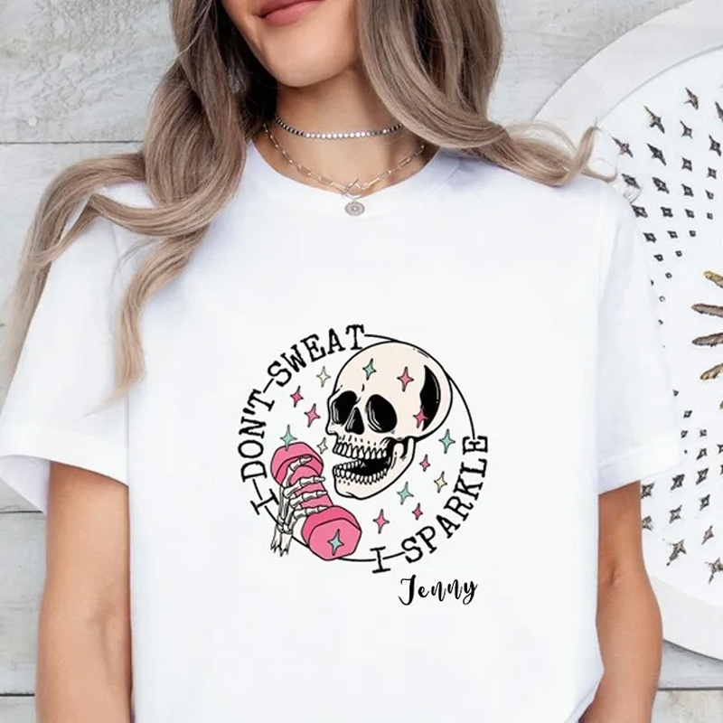 Personalized Gym Classic T-Shirt Gym Lover Shirt Sparkle Shirt Funny Gym Mental Health for Fitness Enthusiasts Bodybuilders and Gym Lovers