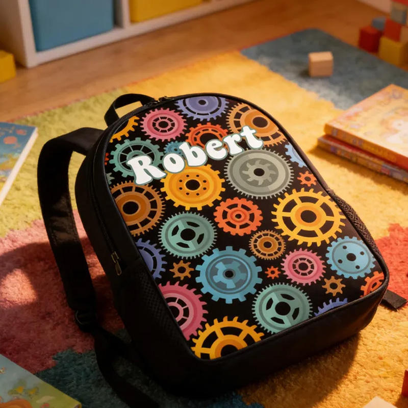 Personalized Custom Name for Kids Back to School Gift Bicycle Kids Boy And Girl Riding Bike for Riding Lovers