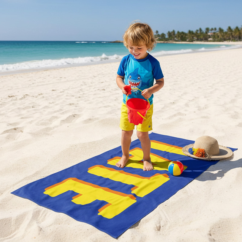 Personalized Kids Name Towel with Name Gift for Kids Colored Kids Towel Custom Beach Towel Gift For Girls Or Boys