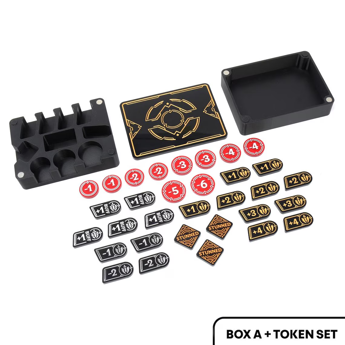Personalized TCG Token Storage Box - Custom Name 3D Printed Game Accessory Organizer