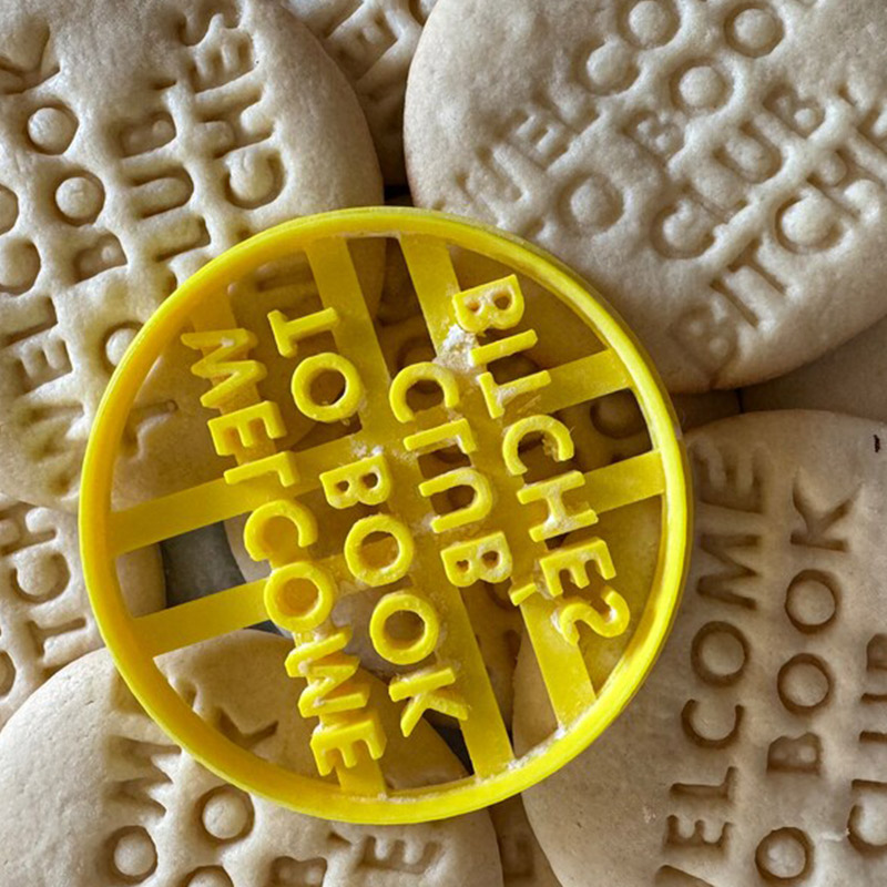 Welcome to Book Club, Bitches Cookie Cutter Backing Lover Gifts