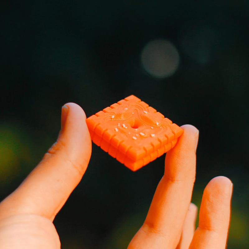 Cheez It Cracker Fidget Slider 3D Printed Collectible