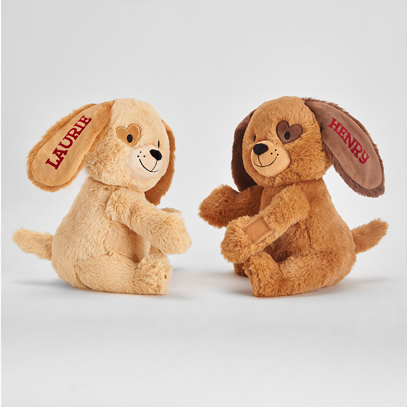 Personalized Hugging Puppies Plush Loving Gift For Couples For Him For Her Personalized Gift for Newlyweds