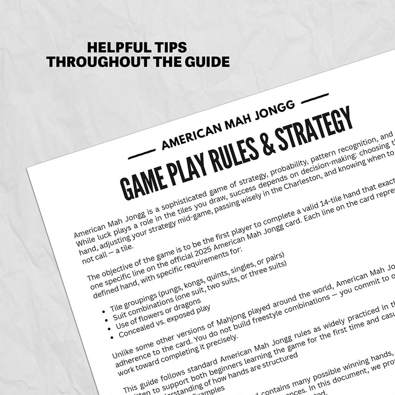 Mahjong 2025 Cheat Sheet 2025 Mahjong Hands Beginner Mahjong Help NMJL 2025 Card Reference American Mahjong Mahjong Gift