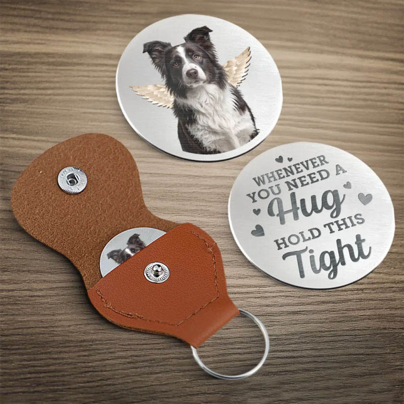 Personalized Dog Lover Photo Until We Meet Again Pocket Hug