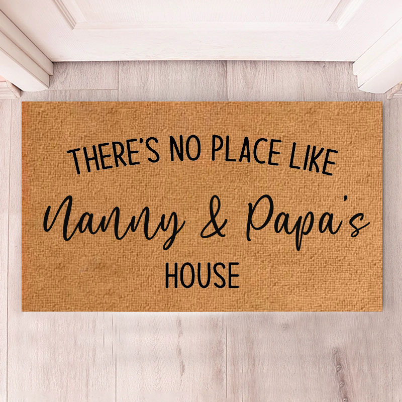 Personalized Grandparents Welcome Mat New Home Gift Housewarming Wedding Gift for Couples Christmas Gift for Family