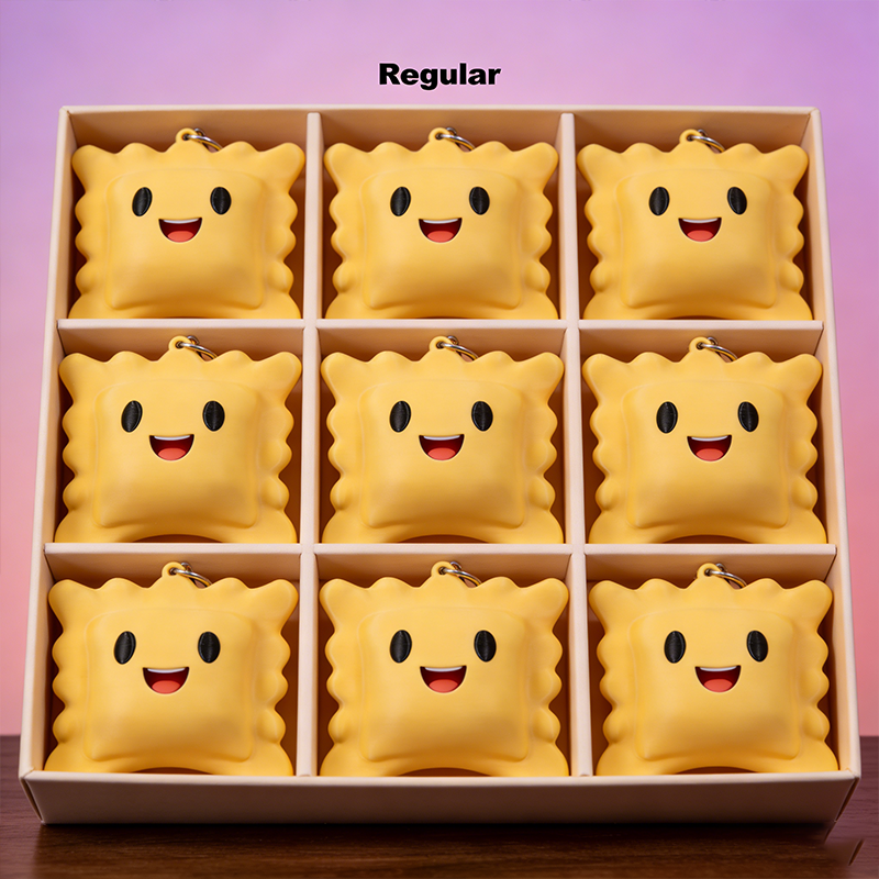 Personalized 3D Printed Cute Ravioli Guy with Butt Cheeks Small Perky-Bottomed Italian Dumpling Keychain Funny Keychain Gift For Her Him