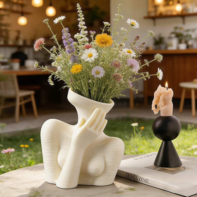 Personalized Nordic Woman Body Vase 3D Printed Elegant and Noble Home Decor Gift for Her