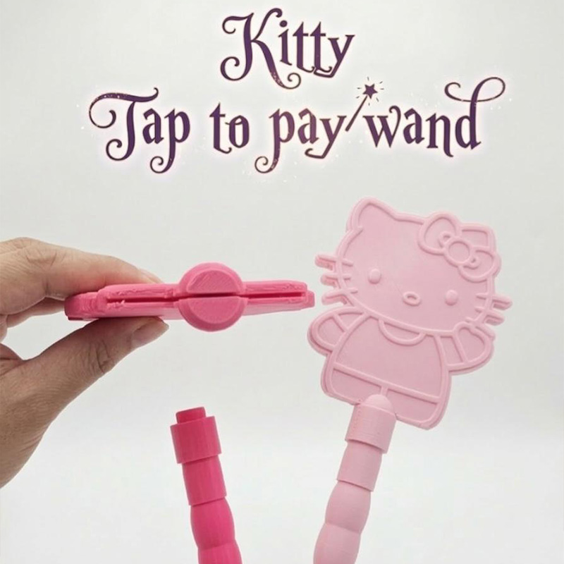Hello Kitty Pay Wand – Adjustable Credit Card Holder for Payments