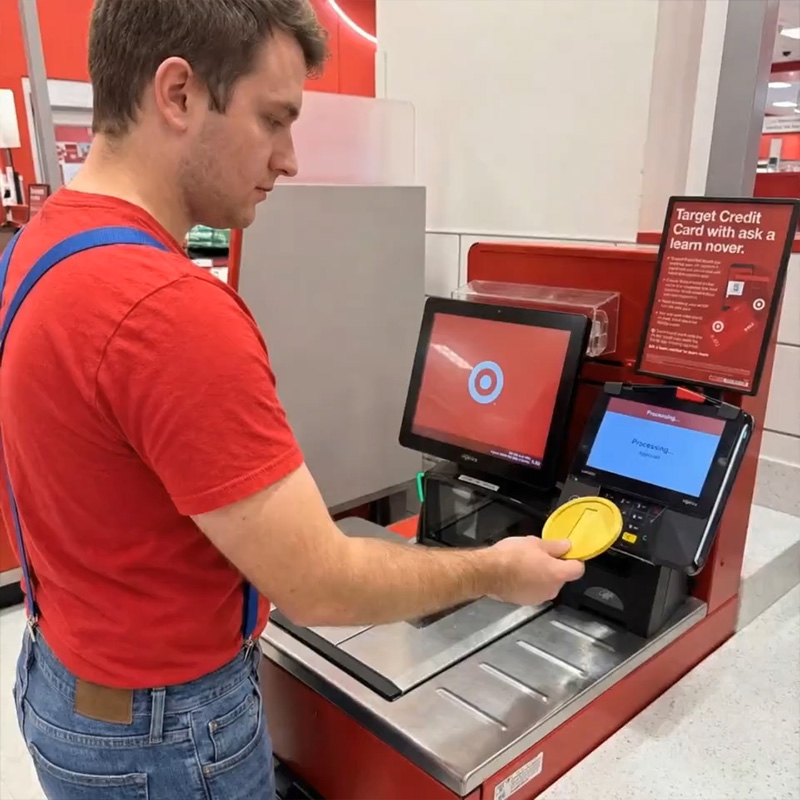 Coin Pay Tap-To-Pay 3D Printed Credit Card Holder for Payments Pranks  and More