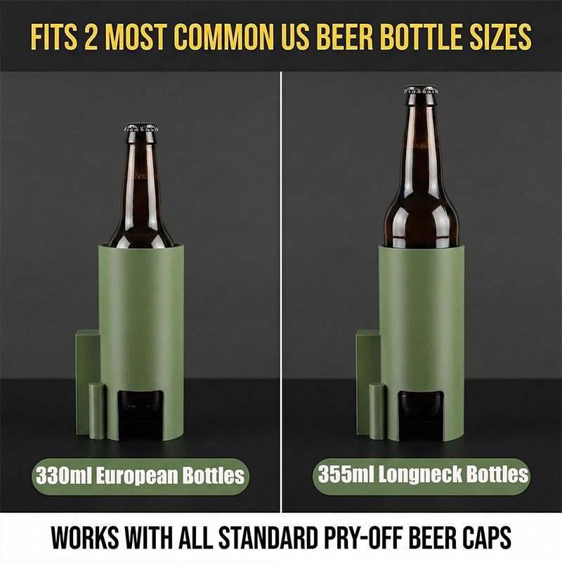 2026 New Bottle Cap Launcher Mortar Bottle Opener Novelty Shooting Bottles Openers for Bar Party Game Gift