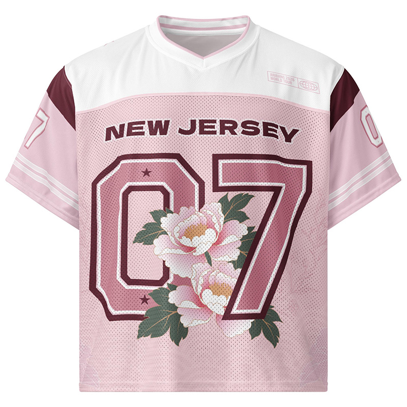 Personalized BTS Fans Crop Jersey K-Pop Member Crop Jersey New 2026 World Tour BTS Mixed Mesh Jersey Gift For Fans