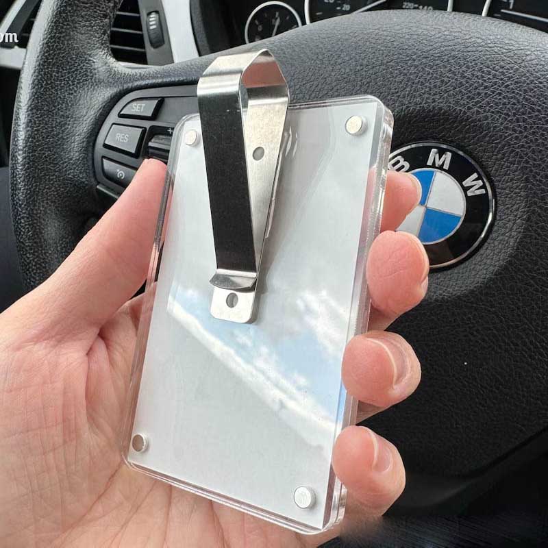 Personalized Dog Lover Pet Loss Memorial Car Visor Clip