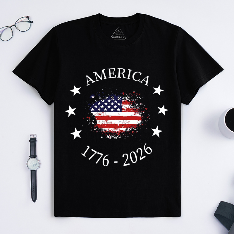 USA 250th Anniversary Tee America 1776 2026 Shirt Stars Stripes 250 Years Freedom T-shirt