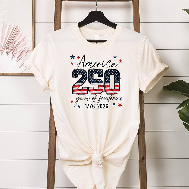 Personalized USA 250th Anniversary Family Shirt 4th July Tee USA 250th Anniversary Independence Day Shirts 4th July 250th Year Shirts 4th July Family Shirts