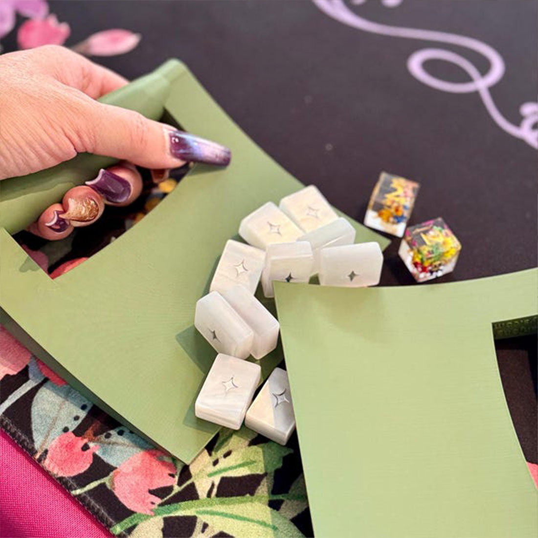 3D Printed The Scoopler Set of 2 Mahjong Tile Shufflers